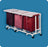 IPU Jumbo Triple Hamper with Bags 55 gal. - JH43 FP