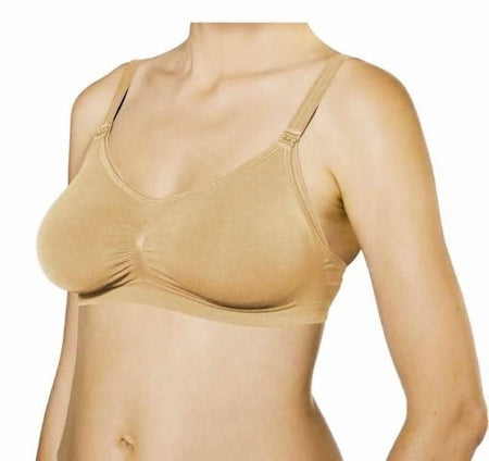 Ameda Intimates - Nursing Bra Beige Size 4 (32 to 44 Inch) - 17268