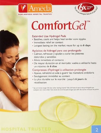 Comfort Gel - Nursing Pad One Size Fits Most Hydrogel Reusable - 17261M