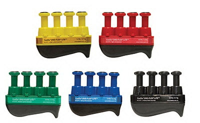 Fabrication Enterprises CanDo Digi-Flex LiTE Hand Exerciser Yellow, Red, Green, Blue, Black - 693141