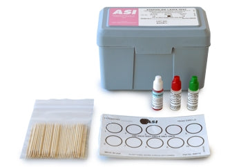 Arlington Scientific ASI Staphslide Rapid Test Kit Latex Agglutination Test Staphylococcus Aureus Culture Sample FDA 510(k) Cleared 150 Tests - 280-2C