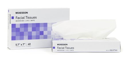McKesson McKesson Facial Tissue White 5-7/10 X 7 Inch - 165-FT40