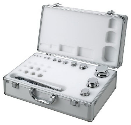 Fisher Scientific Mettler Toledo Weight Set OIML Class F2 Classification, 1 mg to 200 Gram Weight, 1 mg to 200 Gram Mass, 7.9 kg/dm3 at 20°C Density, Multiple Packaging Quantity - 01-911-789