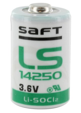 Bulbtronics Saft Lithium Battery 1/2AA Cell 3.6V Disposable 1 Pack - 36523