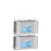 R & B Wire Products - Glove Box Holder Horizontal Mounted 2-Box Capacity White 4-1/4 X 10-1/2 X 13-1/2 Inch Powder-Coated Steel - 552