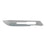 Miltex-Integra Blade Surgical #21 Carbon Steel Sterile Disposable 100/Bx - 4-121