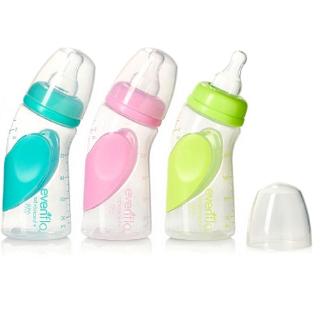 Evenflo Evenflo Advanced + Baby Bottle 6 oz. Plastic - 1146311