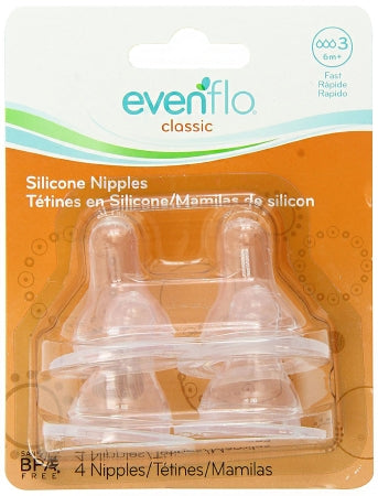 Evenflo Evenflo Classic Nipple Fast Flow Tip Infant - 2114914C