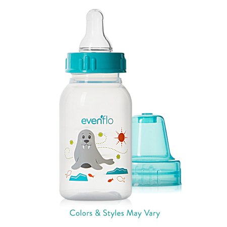 Evenflo Zoo Friends - Baby Bottle 4 oz. Polypropylene - 1334111