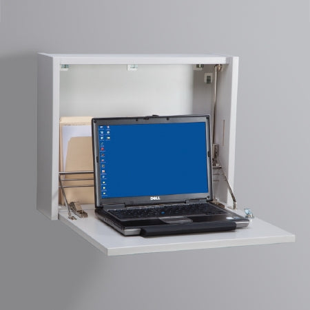 Health Care Logistics Laptop Wall Desk Melamine Beige - 5074E