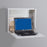 Health Care Logistics Laptop Wall Desk Melamine Beige - 5074E