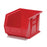 Market Lab - Storage Bin Red Industrial Grade Polymers 7 X 8-1/4 X 10-3/4 Inch - 6002-RD