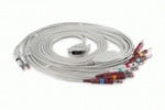 Edan USA - ECG Cable 4mm dia., 3-Leads Connector, 10-Leads Banana Connector, AHA For SE-1200 Express Basic, SE-1200 Express, SE-12EXP, SE-18 - 01.57.107048