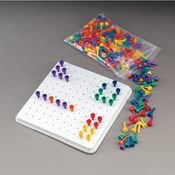 Patterson Medical Supply - Multi Colored Peg 6 X 6 Inch - 559800