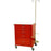 Mini24 - Emergency Cart 20.5 X 30.5 X 63.25 Inch, Height Includes IV Pole - Extends to 81.75 Inch Height (3)-3 Inch, (1)-6 Inch, (1)-9 Inch Drawer Configuration, 16.75 X 18.5 Inch Internal Drawer - 4145B-EMG