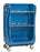 Intermetro Industries Convertible Linen Truck 4 Swivel Casters 152 lbs. Stainless Steel Shelves - TXPA-CLT48S