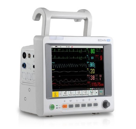Edan USA Edan iM60 Series Patient Monitor 3/5-Lead ECG, RESP, EDAN SpO2, EDAN NIBP, PR, 2-TEMP - IM60