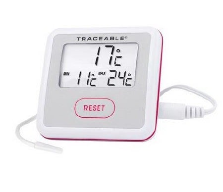 Control 3 Holdings LLC Traceable Sentry Refrigerator / Freezer Thermometer Fahrenheit / Celsius -50° to 70°C Multiple Mounting Options Battery Operated - 4121