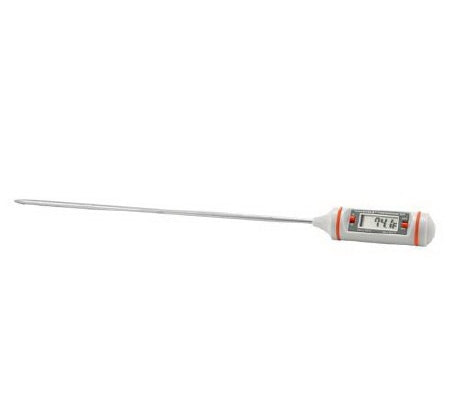 Control 3 Holdings LLC Traceable Long-Stem Thermometer Fahrenheit / Celsius -58° to 302°F Stainless Steel Probe Battery Operated - 4352