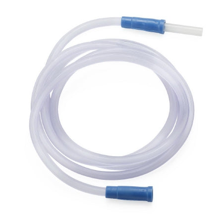 Medline - Suction Connector Tubing 6 Foot Length Sterile Female Connector Clear Ribbed OT Surface PVC - OR56A