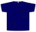 Welmed Scrub Shirt Medium Navy Blue 2 Pockets Short Sleeves Unisex - 1230-702
