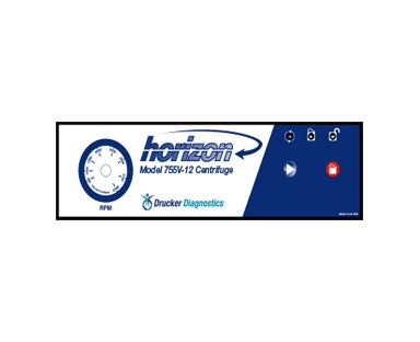 Drucker Front Panel Label For 755V Centrifuge - 7724151