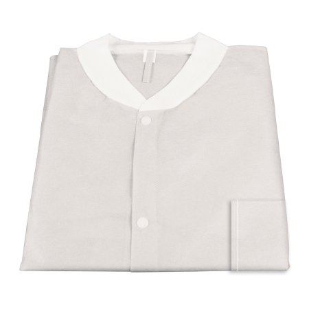 Dynarex - Lab Coat White X-Large Knee Length Limited Reuse - 2065