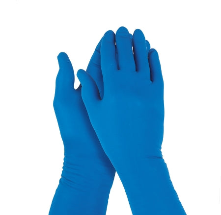 Kimberly Clark Jackson Safety* G29 Solvent Glove Chemical Protection Glove Size 8 Neoprene Blue 12 Inch Beaded Cuff NonSterile - 49824