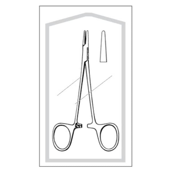 Sklar Instruments Holder Needle Webster Econo 5" Smooth Stainless Steel Disposable 25/Ca - 96-2587