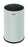 Saalfeld Redistribution Metallic Series Trash Can 5 gal. Round Silver Stainless Steel Open Top - FGUB1900SSS