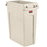 Saalfeld Redistribution Slim Jim Recycling Container 16 gal. Rectangular Beige Plastic Open Top - 1971259