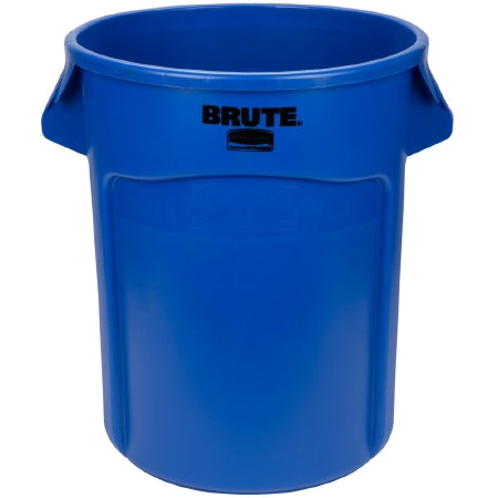 Saalfeld Redistribution Brute Trash Can BRUTE 20 gal. Round Blue Plastic Open Top - FG262000BLUE