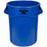 Saalfeld Redistribution Brute Trash Can BRUTE 20 gal. Round Blue Plastic Open Top - FG262000BLUE