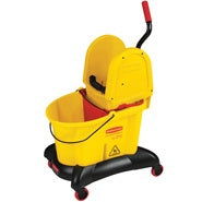 Saalfeld Redistribution BUCKET, MOP DUAL WATER DOWN PRESS YLW 35QT - FG767700YEL