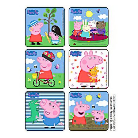 Kids Love Stickers - 75 per Unit Peppa Pig Sticker - 1634