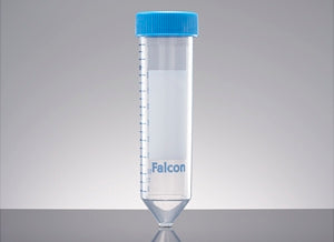 Fisher Scientific Falcon Centrifuge Tube Conical Bottom Plain 30 X 115 mm 50 mL Blue Screw Cap Polypropylene Tube - 1495949A