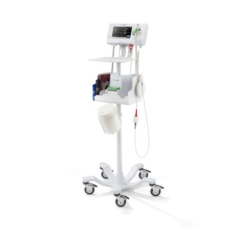 Welch Allyn - Spot Monitor Classic Mobile Stand Provides Storage and Cable Management For Use with Connex Spot Monitors - 7000-MWS