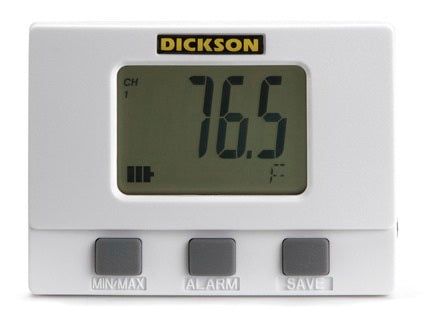 VWR International Dickson Temperature Datalogger Fahrenheit / Celsius -4° to 158°F (-20° to 70°C) Battery Operated - 61279-948