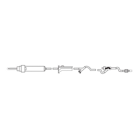 MedSource - Primary IV Administration Set 15 Drops / mL Drip Rate 83 Inch Tubing 2 Ports - MS-83115