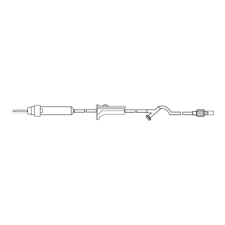 MedSource - Primary IV Administration Set 60 Drops / mL Drip Rate 72 Inch Tubing - MS-83403
