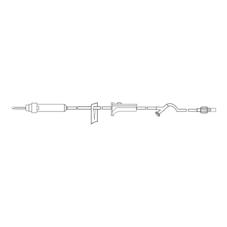 MedSource - Primary IV Administration Set 15 Drops / mL Drip Rate 78 Inch Tubing - MS-83406