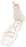 Fabrication Enterprises Loose Bones Right Leg Skeleton with Hip Bone 3 lbs. Plastic - 12-4587R