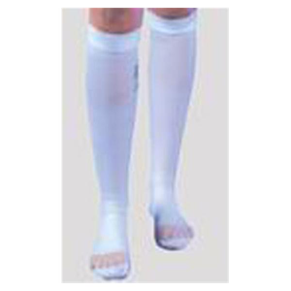 DJO Stocking Anti-Embolism Procare Thigh High Closed Toe Large White 12Pr/Bx - 79-90487