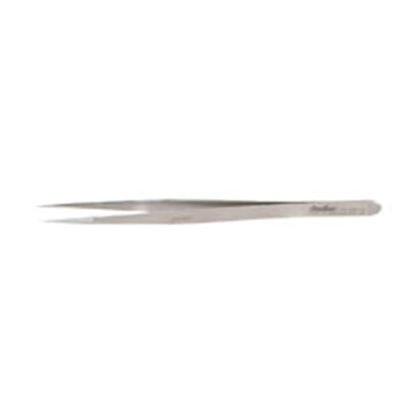 Miltex-Integra Forcep Jewelers Swiss 4-3/4" Fn Tp Serrated Straight Flat #3/Micro Ss/Nmgntc Ea - 17-303X
