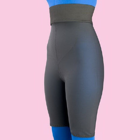Frank Stubbs - Compression Girdle Above the Knee / High Waist Black 2X-Large - F020807