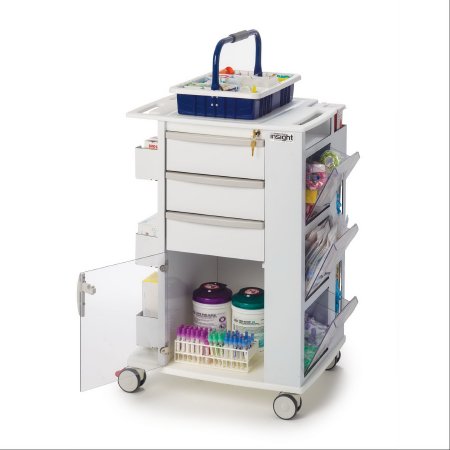 Market Lab - Insight Phlebotomy Cart White - 20699