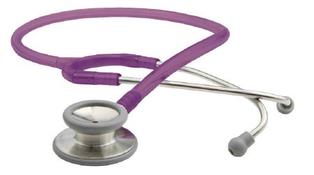 Adscope 603 - Classic Stethoscope Purple 1-Tube 22 Inch Tube Double-Sided Chestpiece - 603FV
