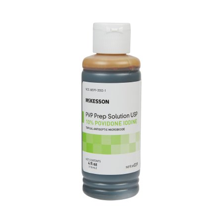 McKesson - Skin Prep Solution 4 oz. Flip-Top Bottle 10% Strength Povidone-Iodine NonSterile - 039
