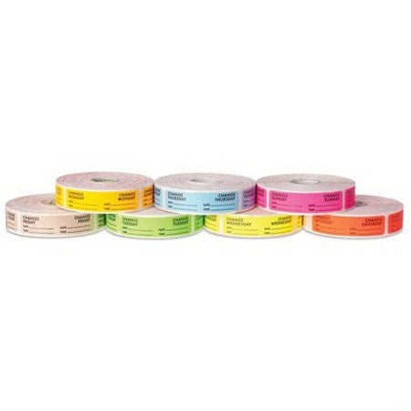 Market Lab Inc Pre-Printed Label Instructional Label IV Daily Change Multicolor 3/4 X 3 Inch - 6145