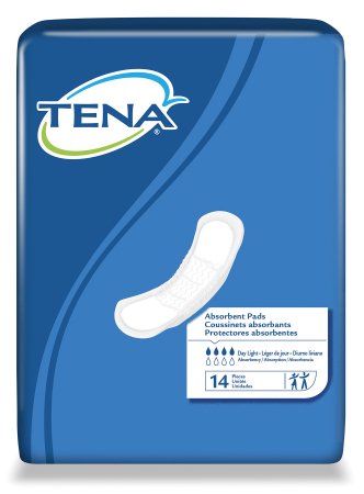Essity HMS North America Inc Tena Day Light Bladder Control Pad TENA Day Light 13 Inch Length Moderate Absorbency Dry-Fast Core One Size Fits Most Unisex Disposable - 62326